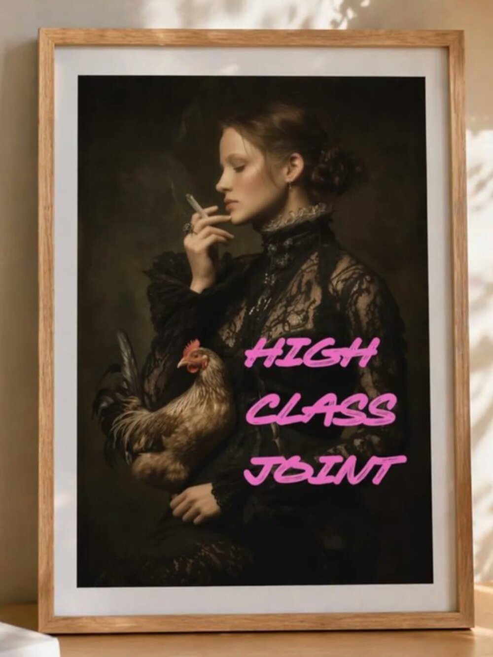 8.5"x11" High Class Joint Victorian Woman Print